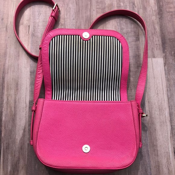 Kate Spade Pink Pebbled Soft Leather Crossbody - Picture 2 of 11